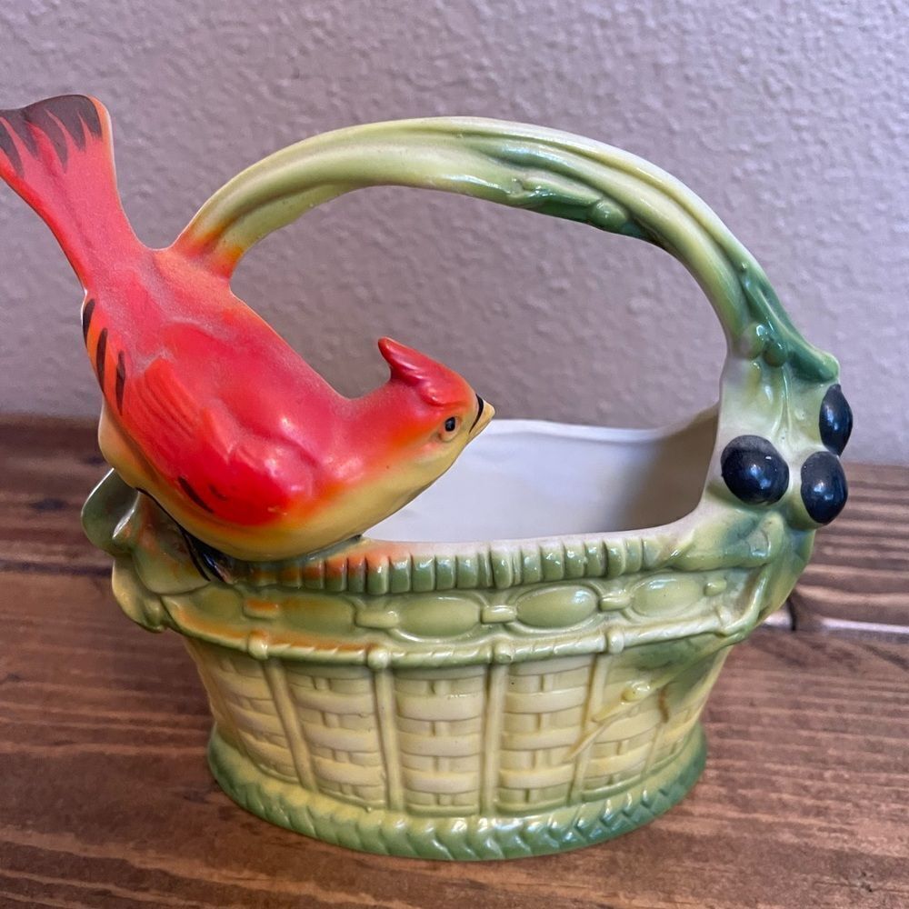 Vintage Cardinal Pottery Vase Stamped Germany - Picture 2 of 13